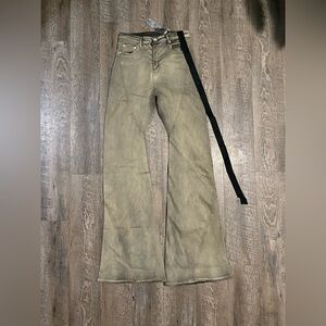 Rick Owens DRKSHDW bolan cut jeans khaki